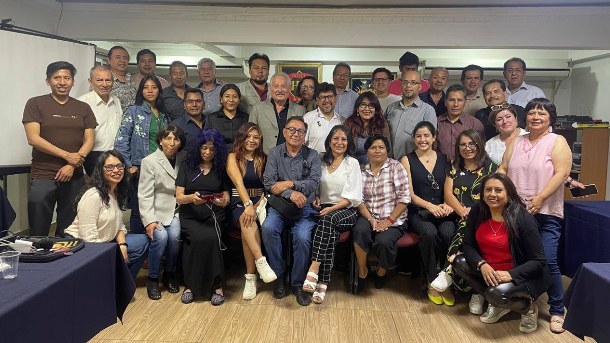 Periodistas en el Foro Nacional en Cochabamba. Foto: Facebook eldefensorsocial