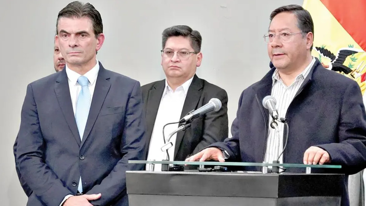 Rodrigo Paz y Luis Arce.