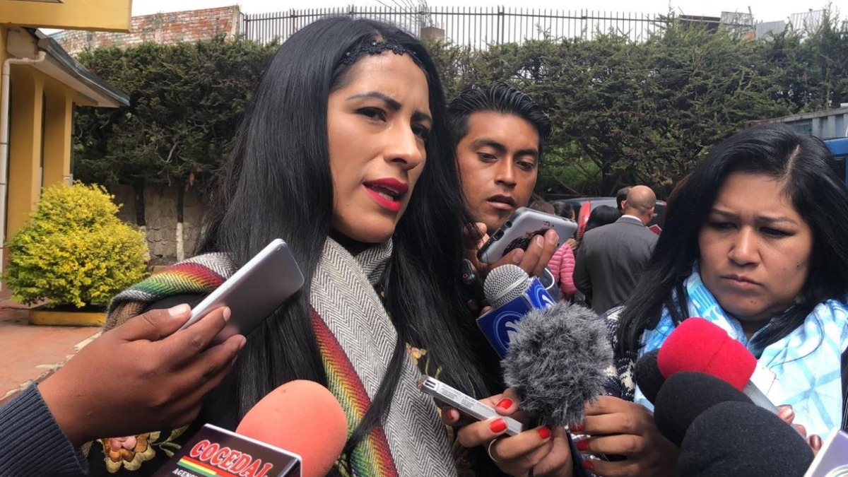 Wilma Alanoca, concejal de El Alto y exministra de Evo Morales.
