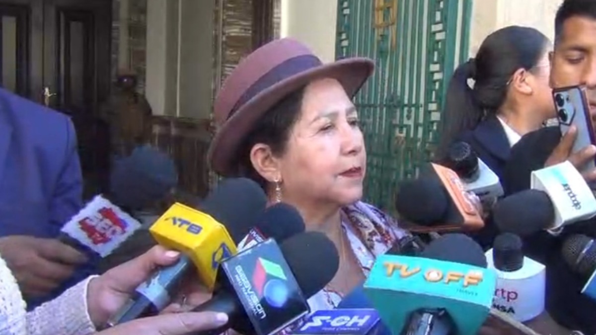 Canciller Celinda Sosa. Foto: Captura de video