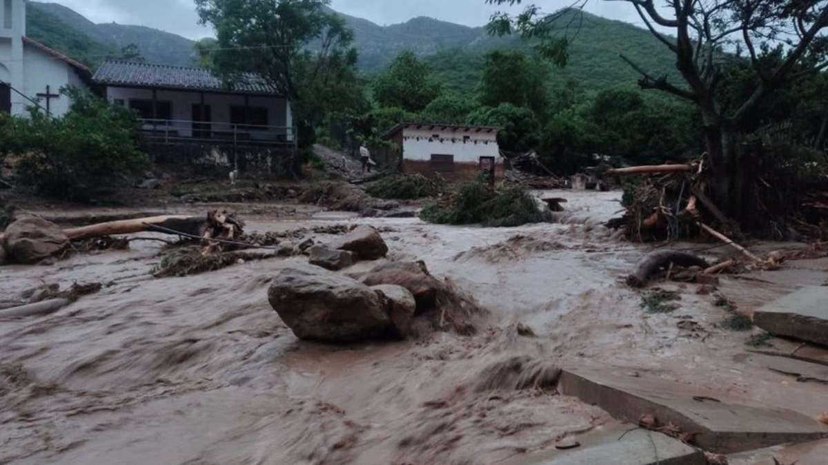 El desastre en Achira, Samaipata. Foto: ABI