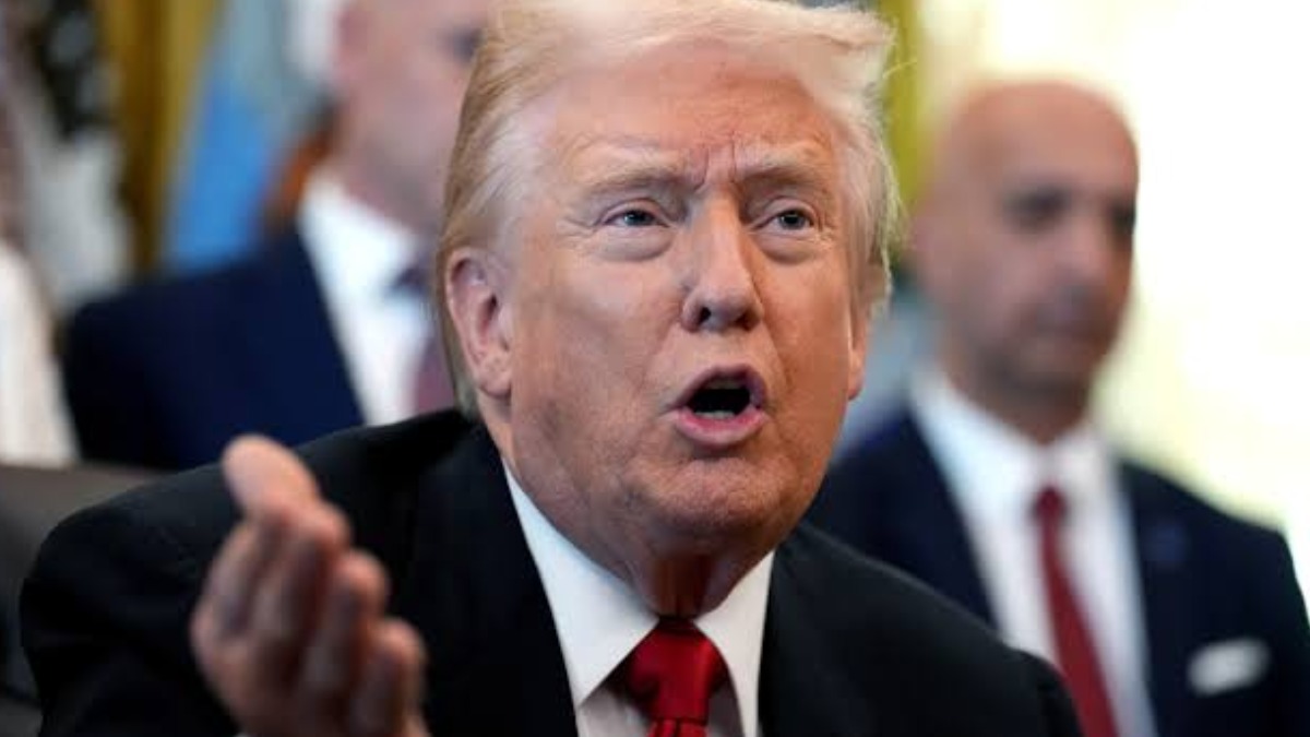 El presidente de Estados Unidos,  Donald Trump.