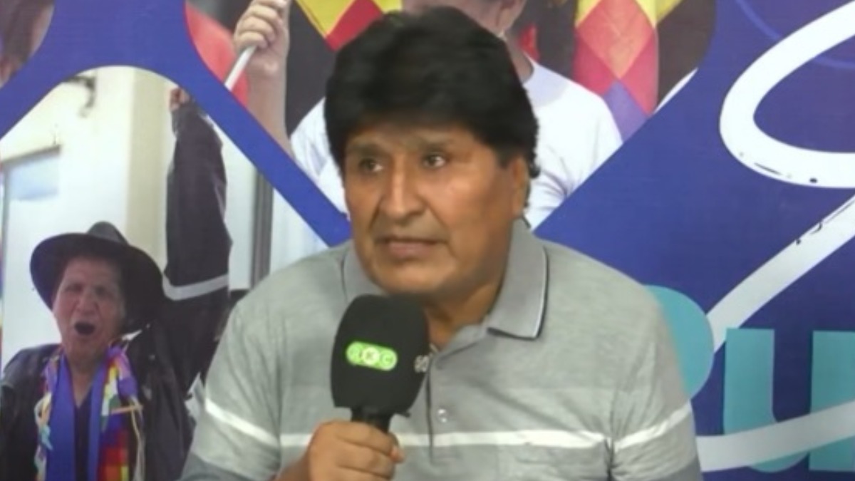 Evo Morales se refiere a las declaraciones del presidente Paz Pareira. Foto: captura video