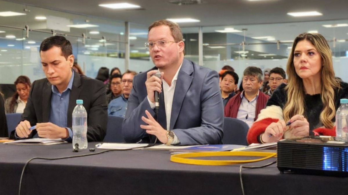 Expresidente de YPFB, Armin Dorgathen, en la comisión de Diputados. Foto: Internet