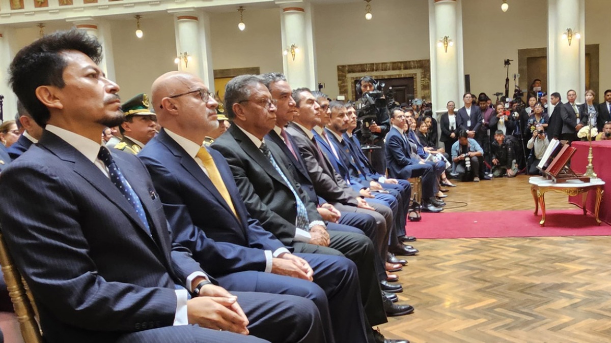 Gabinete del presidente Rodrigo Paz. Foto: Gobierno