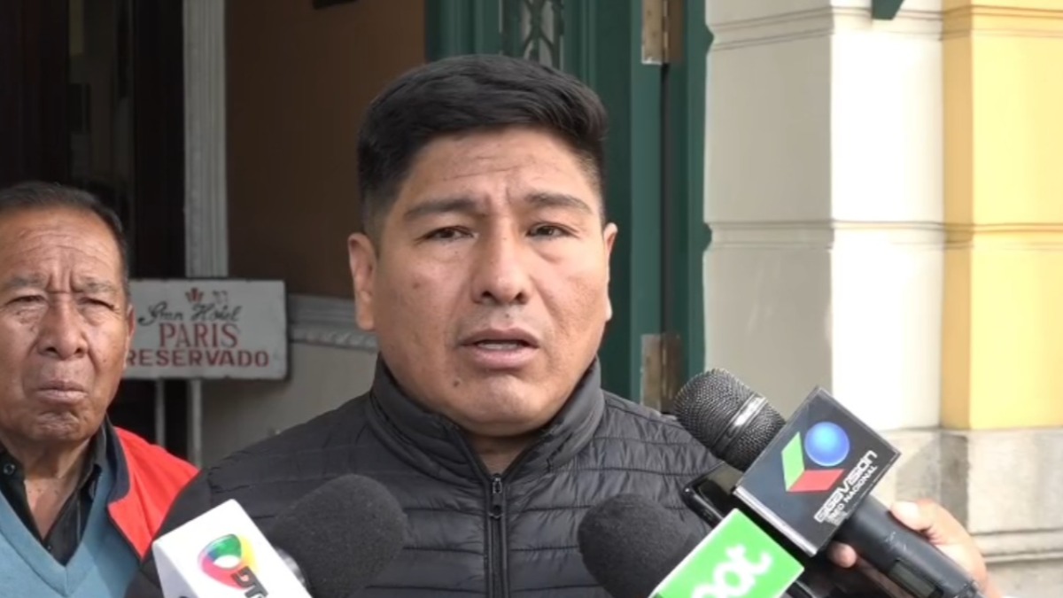 Grover García, presidente del MAS. Foto: Captura de video