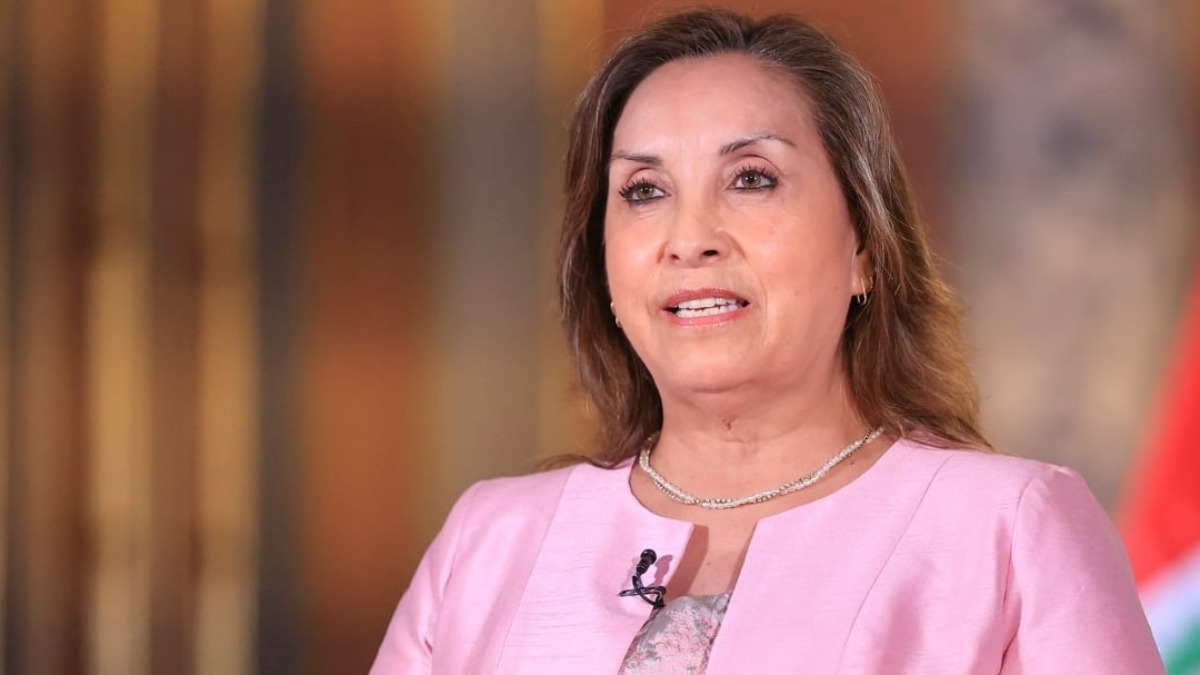 La expresidenta de Perú, Dina Boluarte.