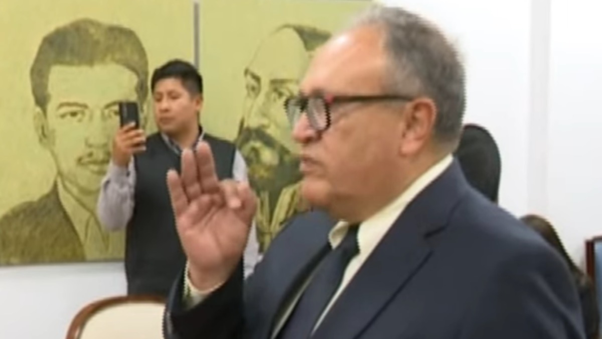 Nuevo ministro de Minería, Marco Calderón.