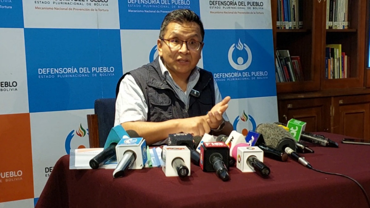 Pedro Callisaya, Defensor del Pueblo. Foto: ANF