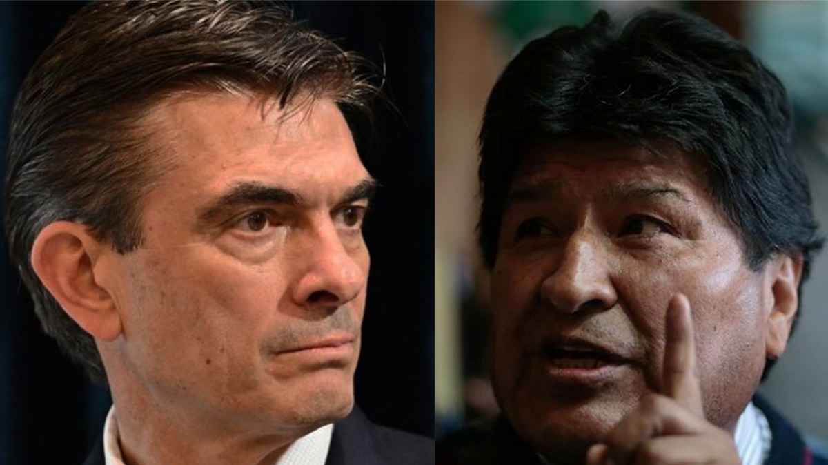 Rodrigo Paz y Evo Morales