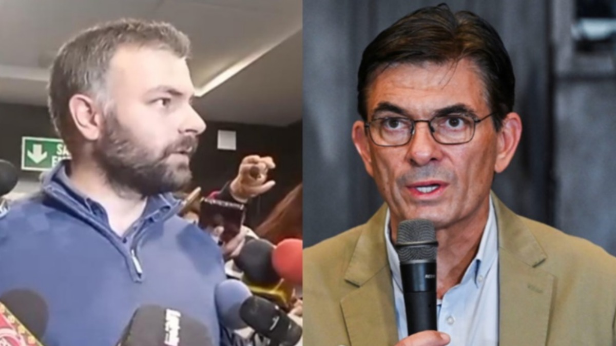 Senador José Manuel Ormachea y el presidente Rodrigo Paz