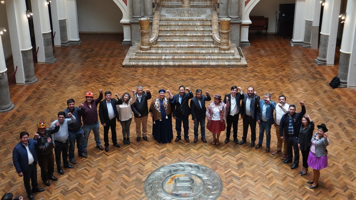 Última foto del Gabinete de Ministros de Luis Arce