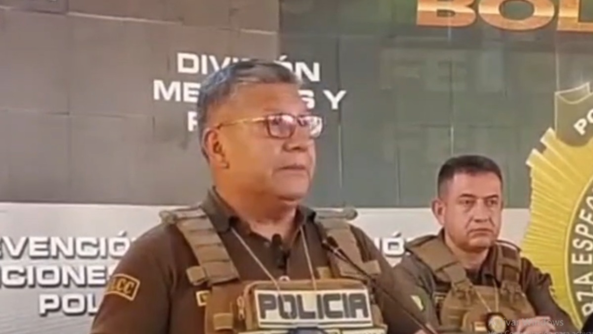 Walter Sosa, director nacional de la FELCC. Foto: Captura de video
