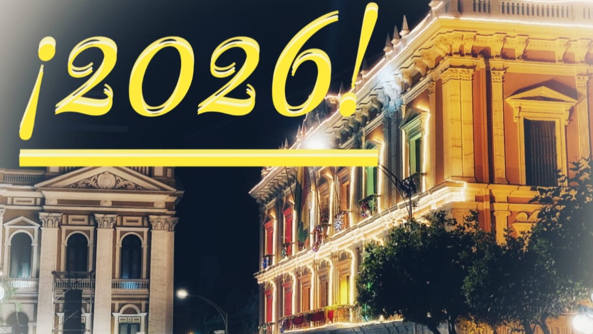 Bolivia se alista para darle la bienvenida al 2026. Foto: KHC