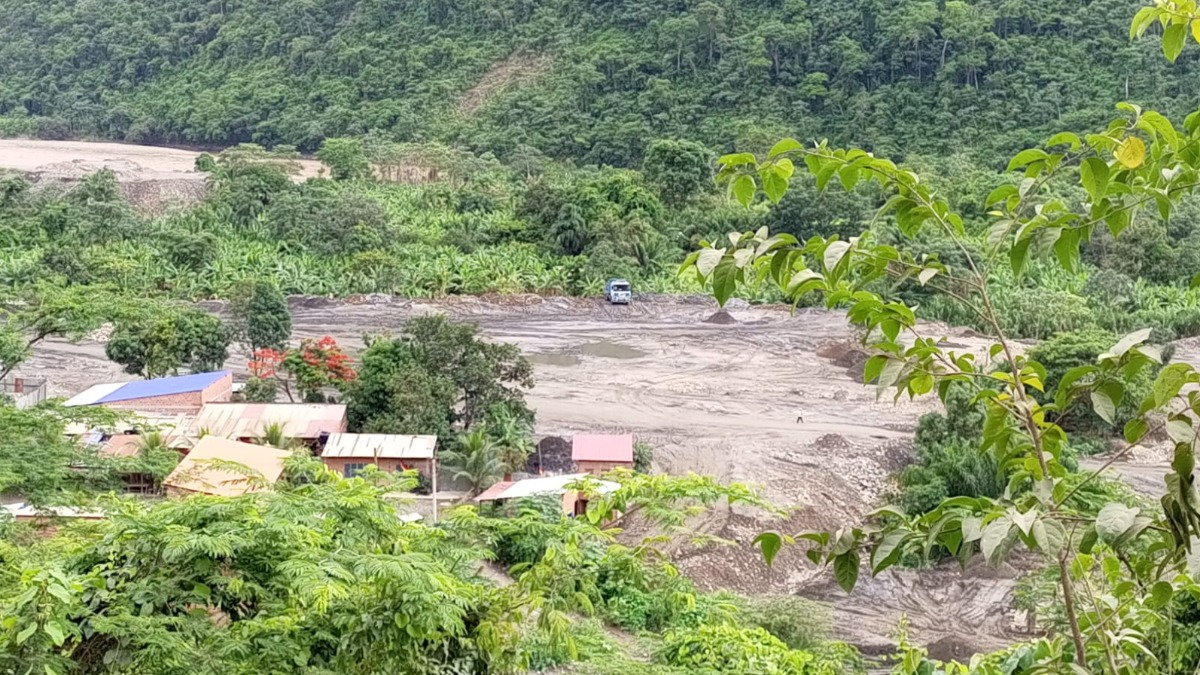 Campamento minero en la zona Miguel Dolling de Guanay. Foto: Cortesía