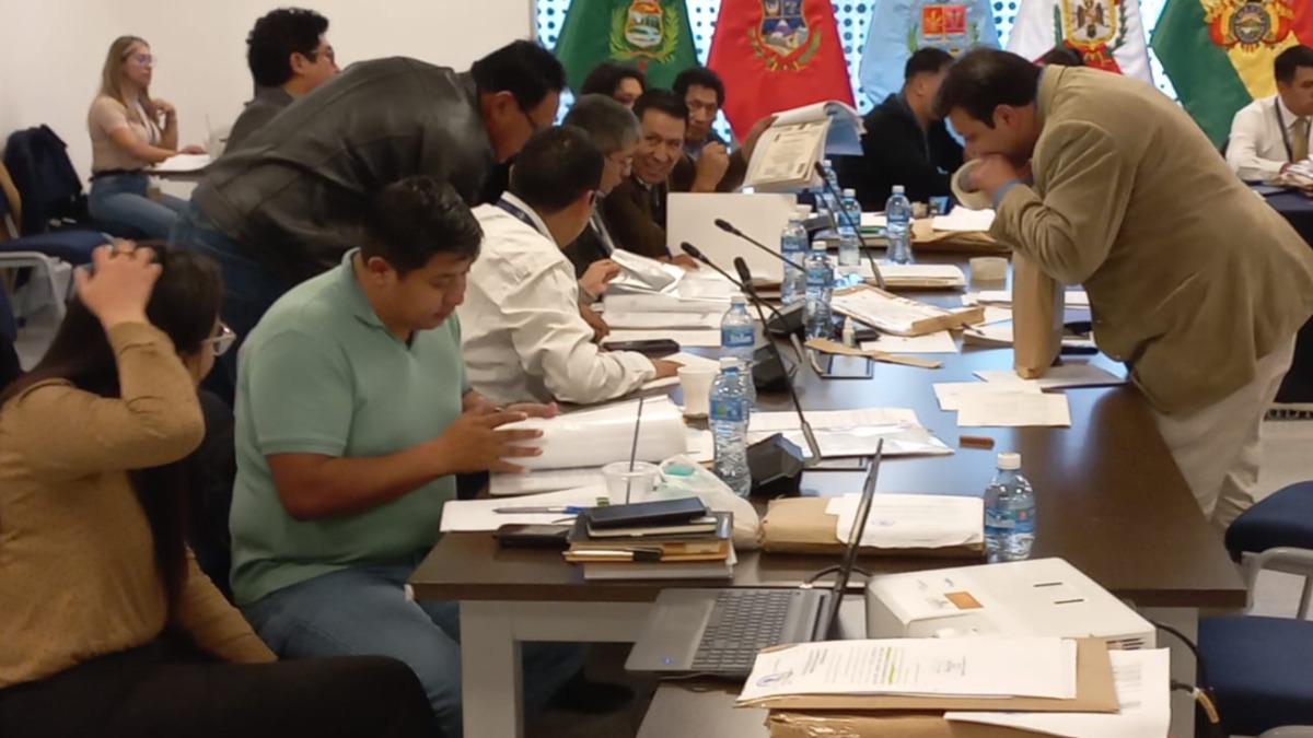 Comisión mixta de Constitución de la Asamblea Legislativa. Foto: ANF