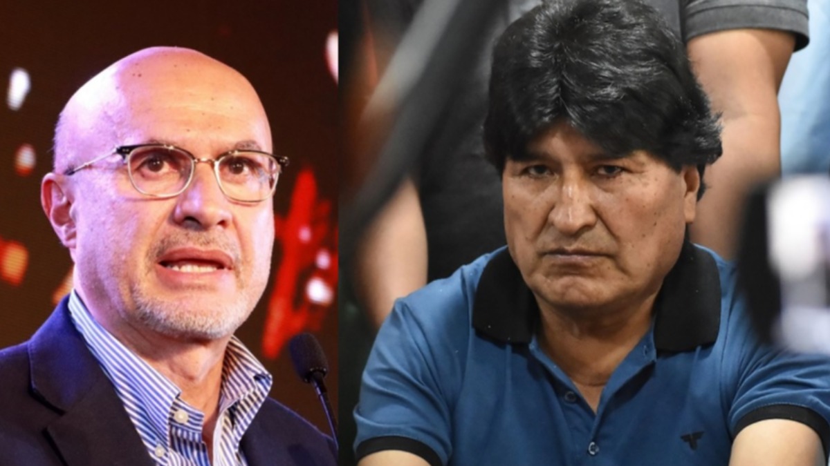 Composición: José Luis Lupo y Evo Morales.