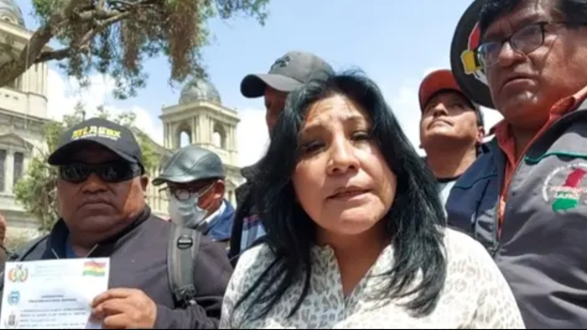Dirigente de Conamype, Helen Riveros. Foto archivo.