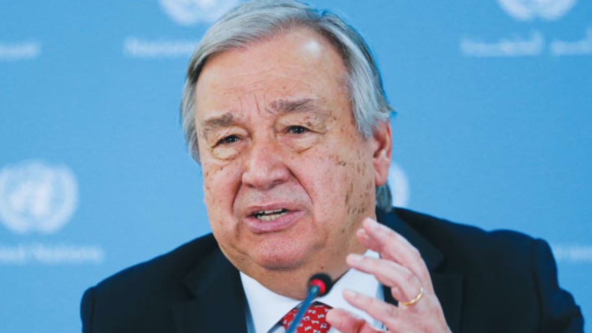 El secretario general de Naciones Unidas, António Guterres.