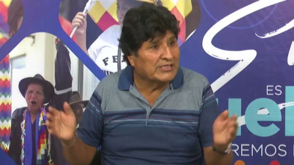 Expresidente Evo Morales. Foto: Captura