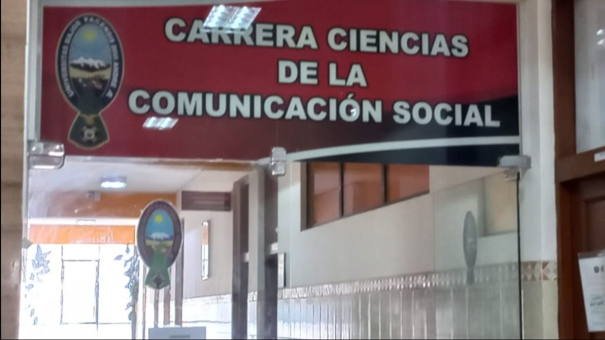 Ingreso a la carrera de Comunicación Social de la UMSA. Foto: ANF