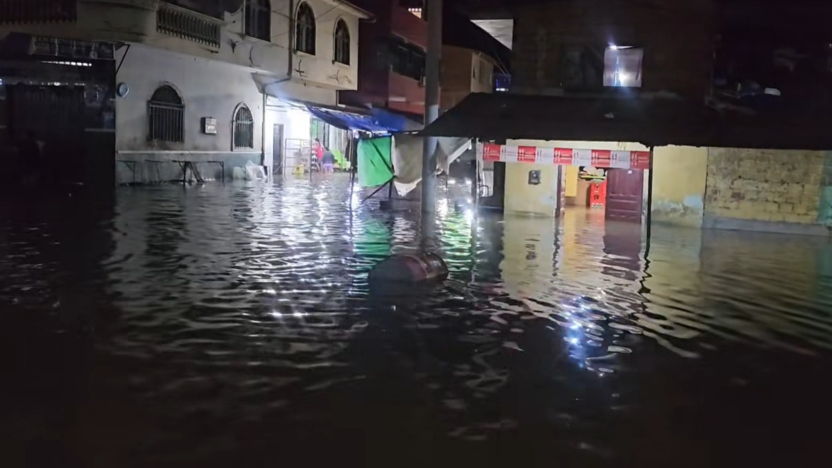 Inundación en Guanay