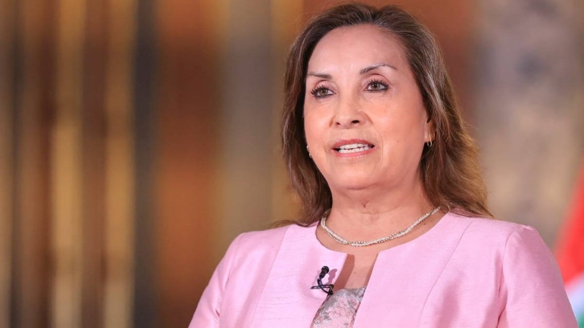 La expresidenta de Perú, Dina Boluarte.