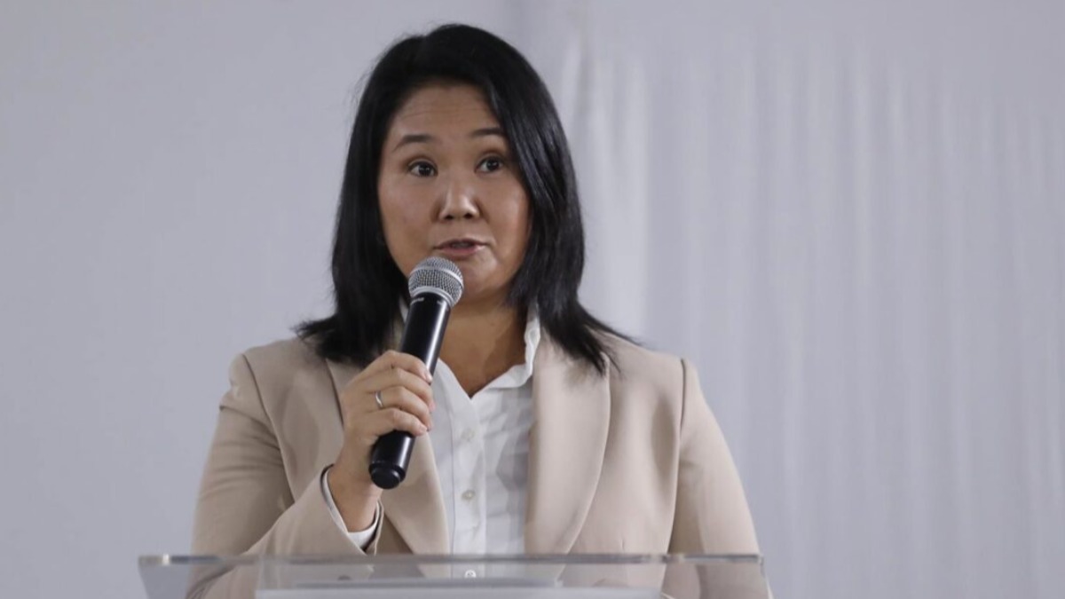 La líder de Fuerza Popular, Keiko Fujimori.