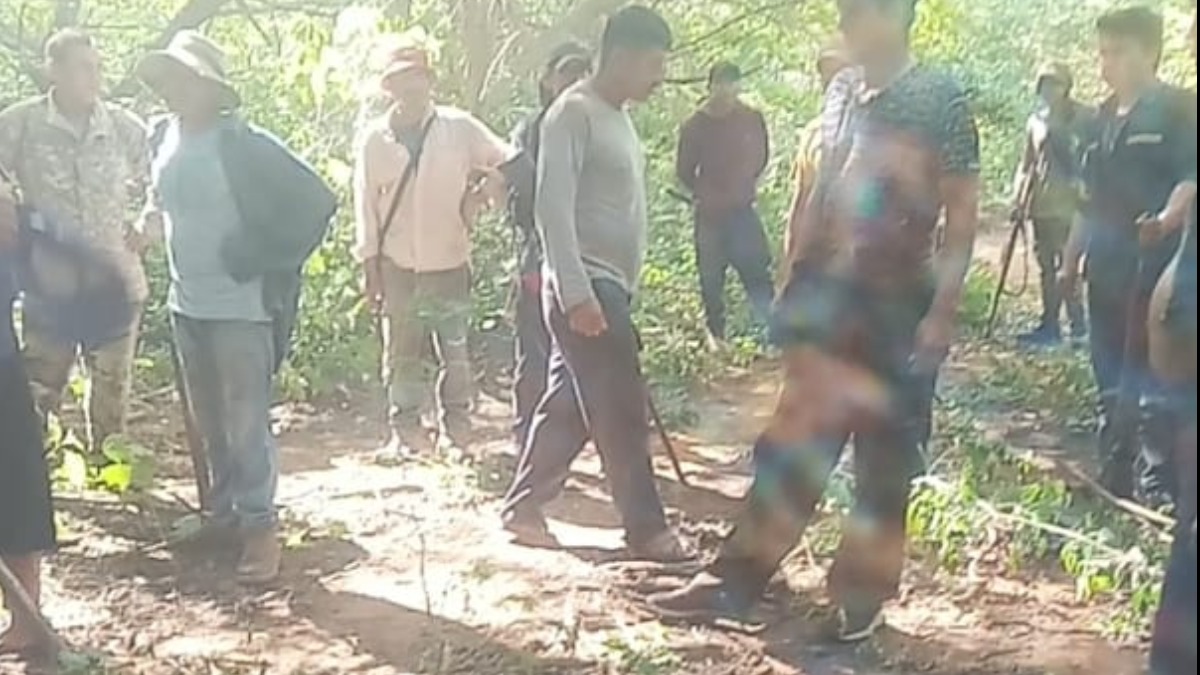 Las personas que expulsaron a los indígenas ayoreos. Foto: Cacique Chiqueno