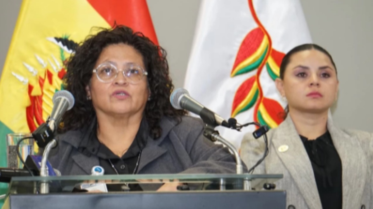 Ministra de Salud, Marcela Flores. Foto: BoliviaTv