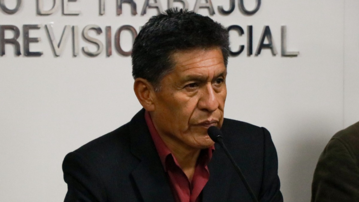Ministro de Trabajo, Empleo y Previsión Social, Edgar Morales Mamani. Foto: RRSS