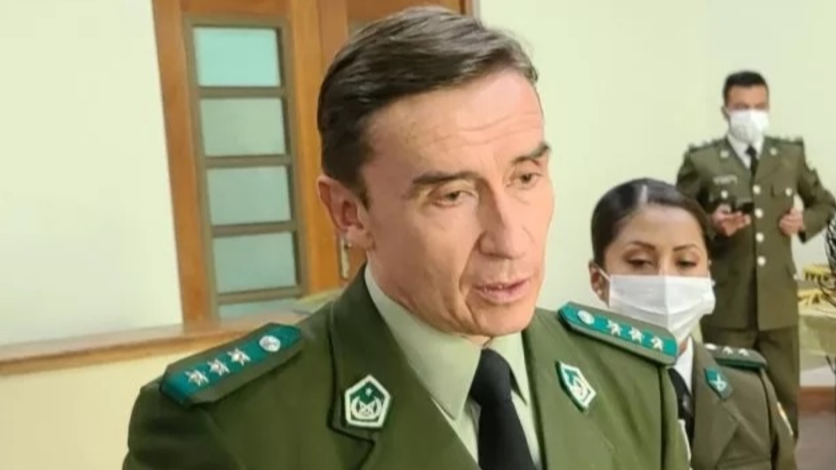 Mirko Sokol, comandante de la Policía Boliviana.