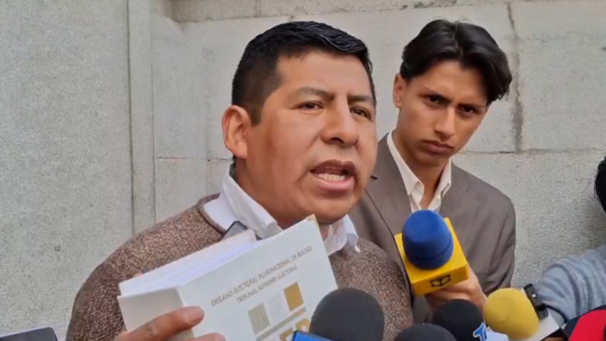 Tahuichi advierte que dejarán el cargo hoy. Foto: Captura de video