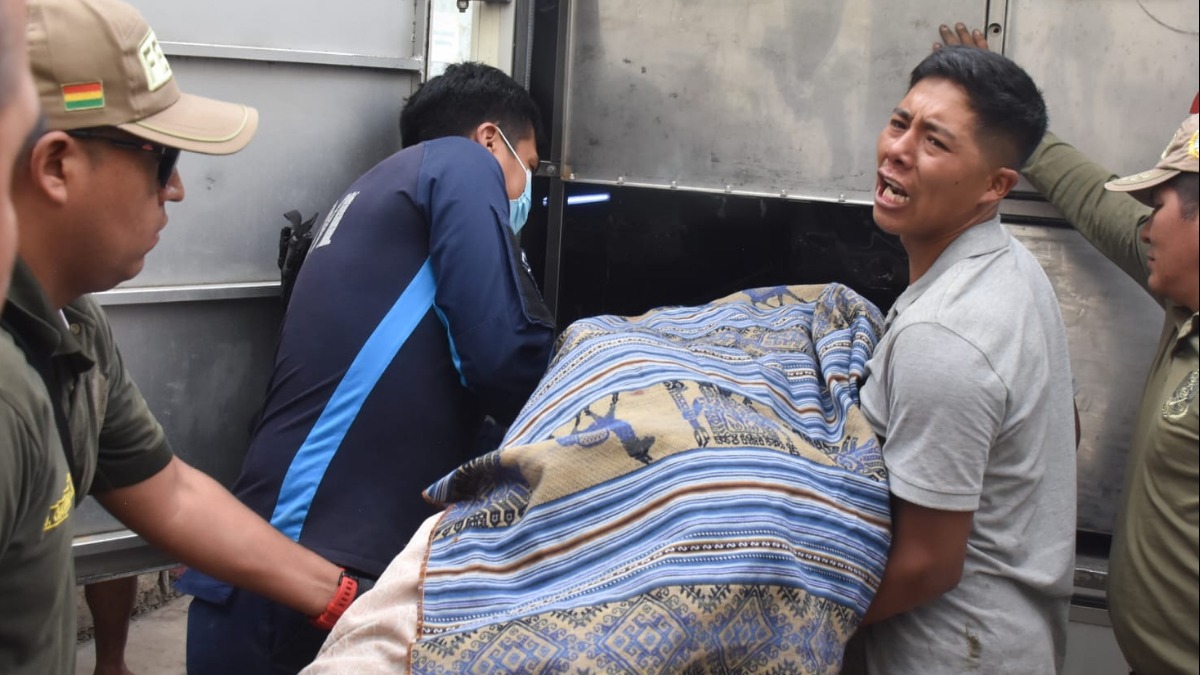 Uno de los muertos producto del desbloqueo. Foto: Opinión