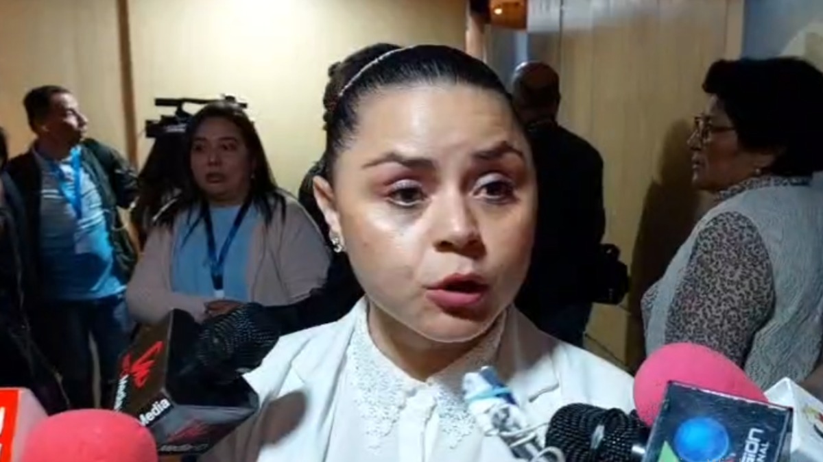 Vocera presidencial Carla Faval Monasterios. Foto: Captura de video
