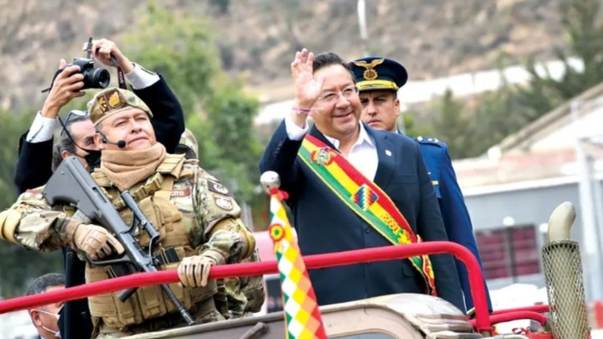 Zúñiga y Arce en un acto público cuando eran autoridades. Foto: ABI