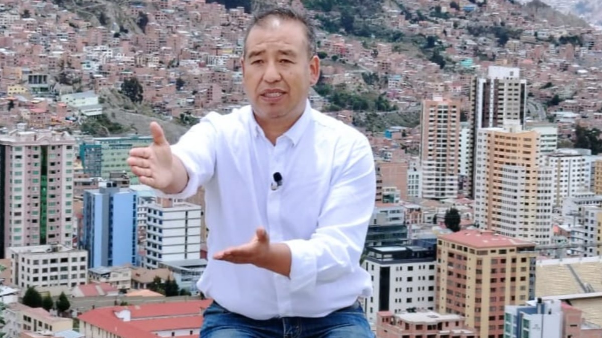 Andrés Gómez, candidato a la Gobernación de La Paz.