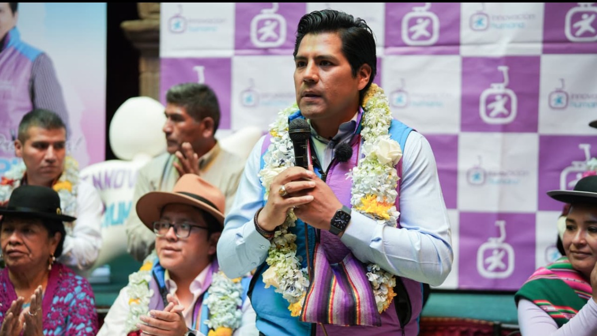 Candidato a la gobernación de La Paz por Innovación Humana, Antonio Riveros. Foto: Cortesía