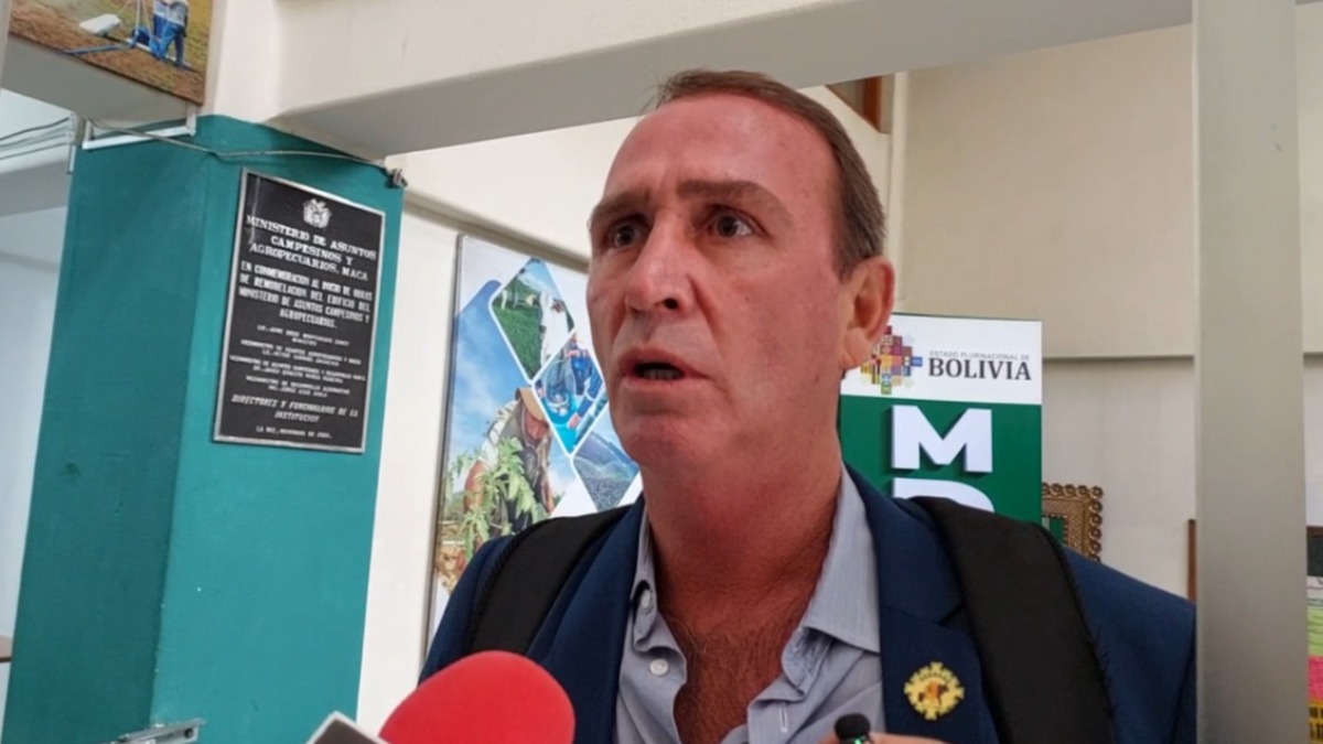 Director nacional del Senasag, Erick Bruckner. Foto: ANF