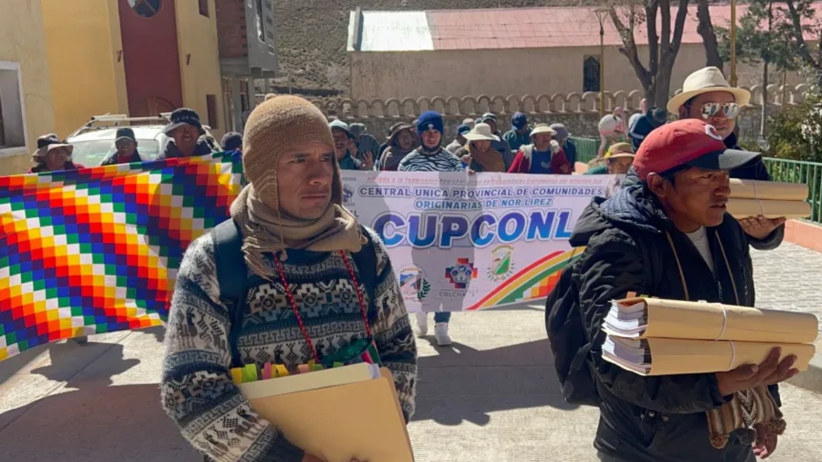 Dirigencia de la CUPCONL. Foto: Fundación Solón
