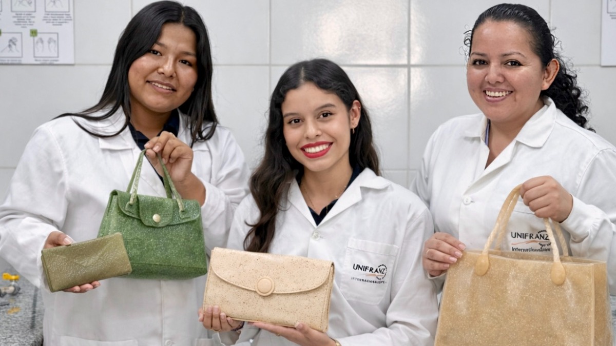 El bioplástico se basa en polisacáridos y otras fuentes naturales, lo que lo convierte en una alternativa viable.  Foto: Unifranz