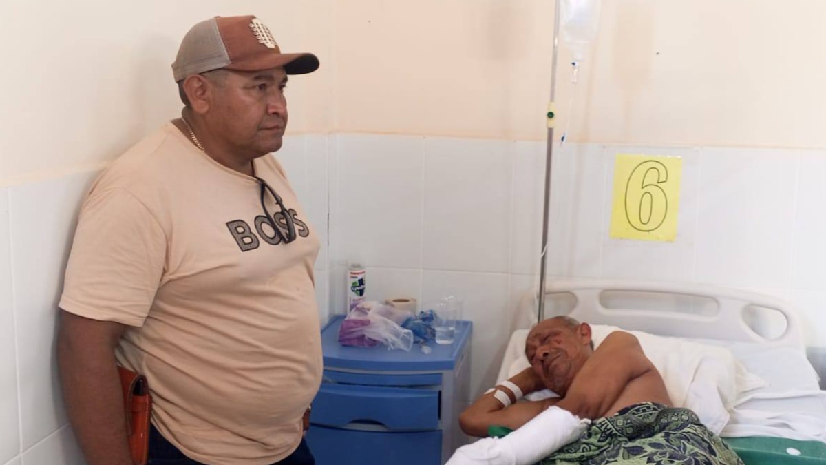 El cacique fue internado en el hospital municipal de San José. Foto: El vigilante migueleño
