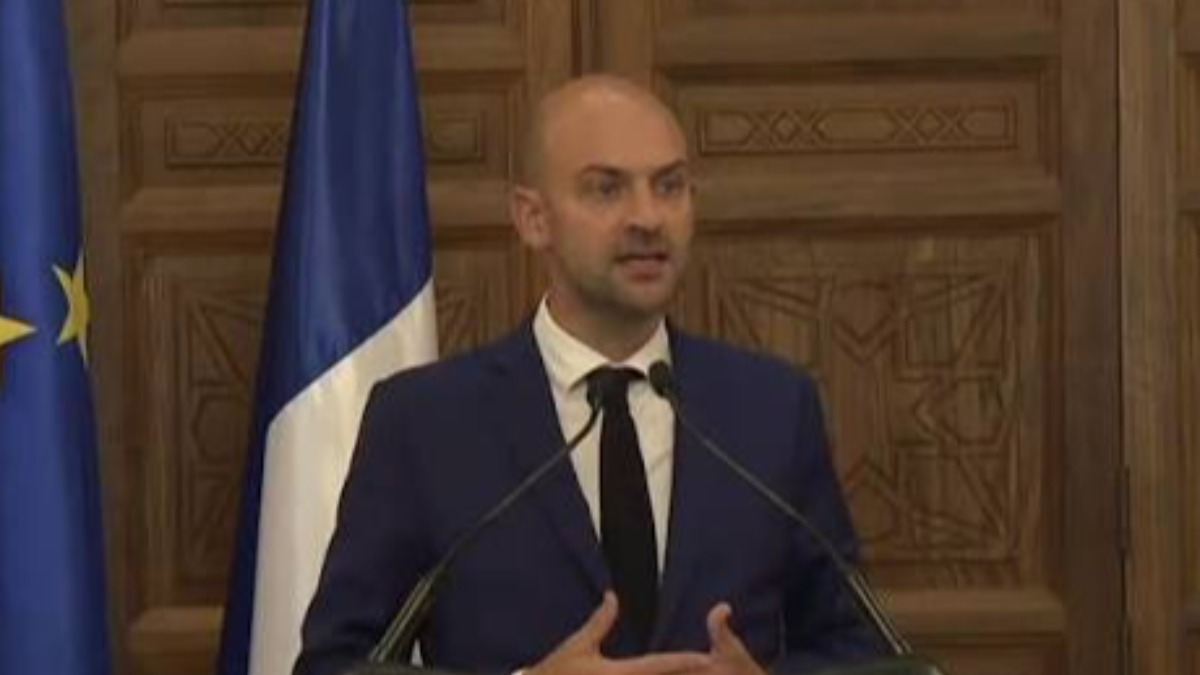 El ministro de Exteriores de Francia, Jean-Noel Barrot.