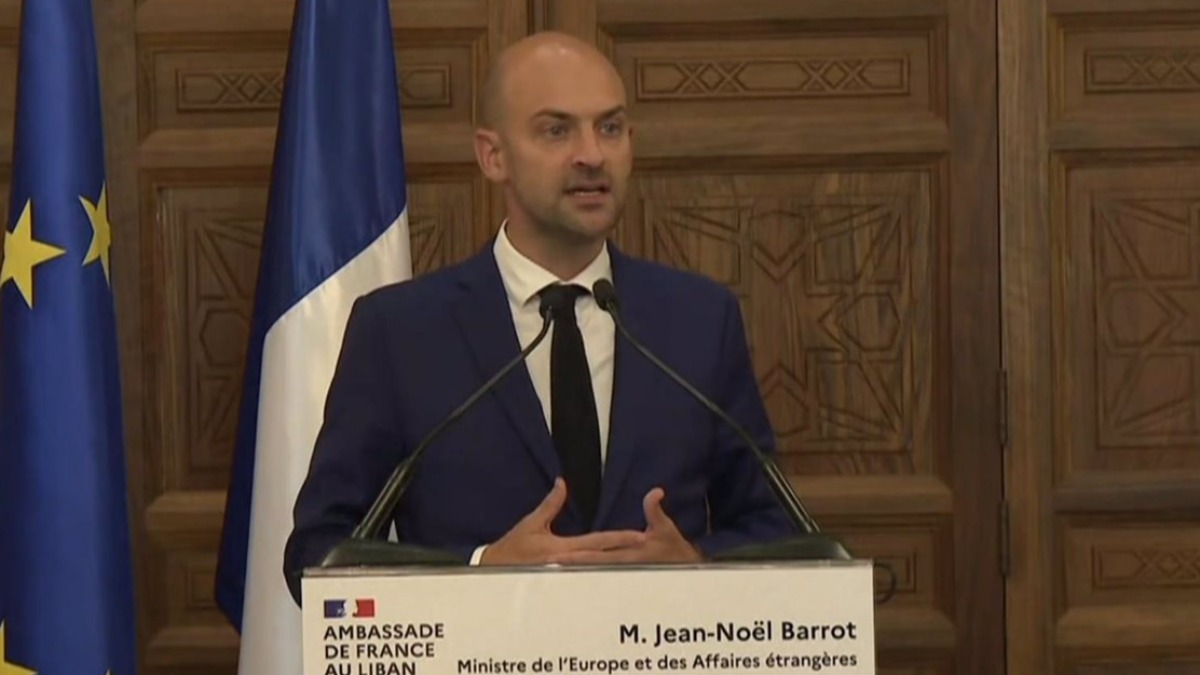 El ministro francés de Asuntos Exteriores, Jean-Noël Barrot.