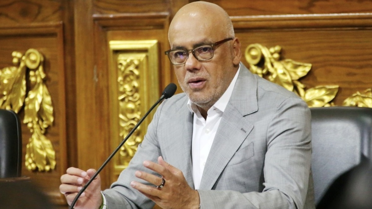 El presidente de la Asamblea Nacional de Venezuela, Jorge Rodríguez.