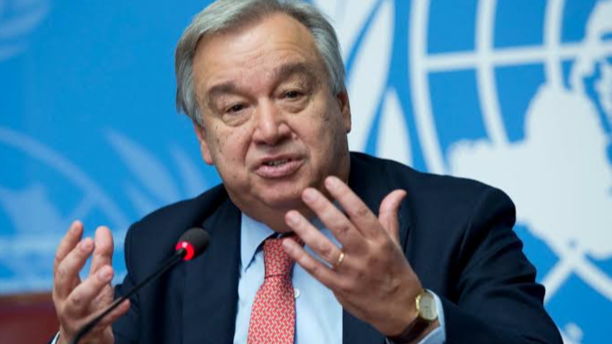 El secretario general de la ONU, António Guterres.