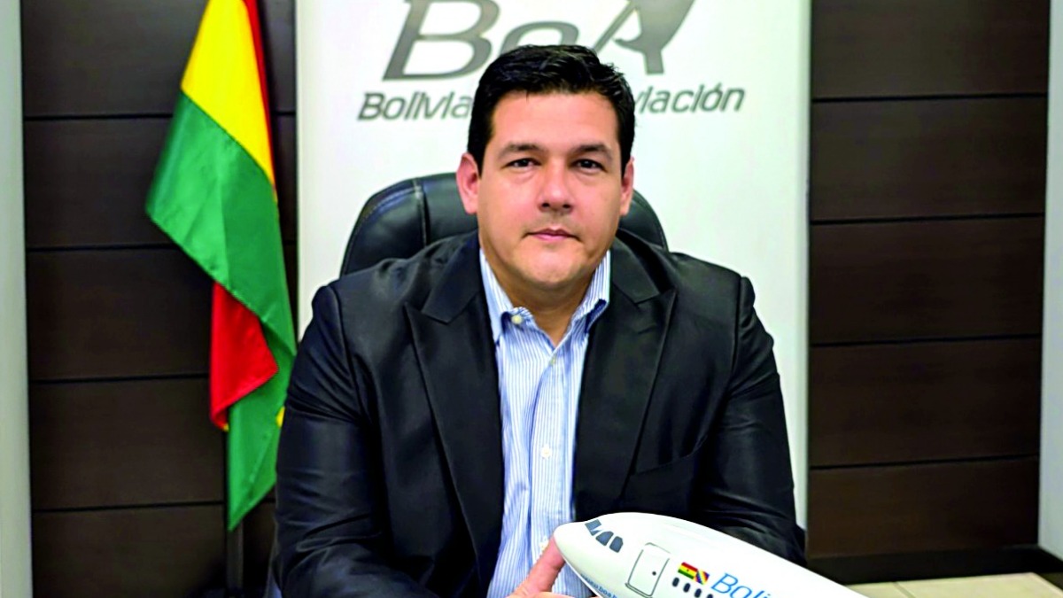 Gerente de Boliviana de Aviación (BoA), Juan José Galvarro.