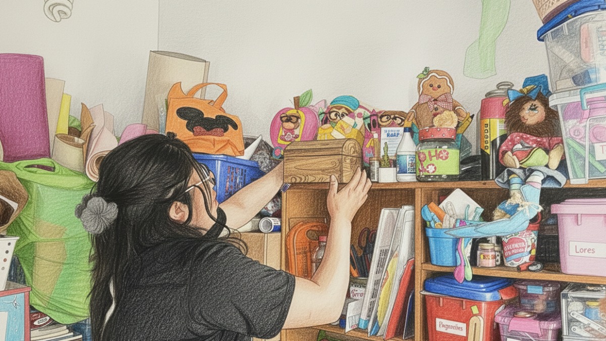 Imagen dibujada del taller de Verónica Quiroga
