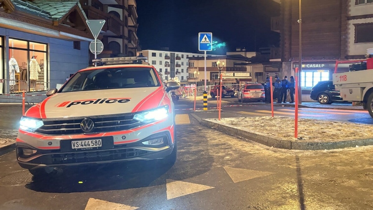 Incendio en el bar Le Constellation de la estación de esquí de Crans-Montana, Valais (Suiza).