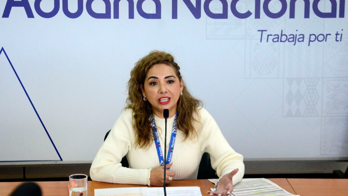 Karina Serrudo, exdirectora de Aduana Nacional. Foto: ABI